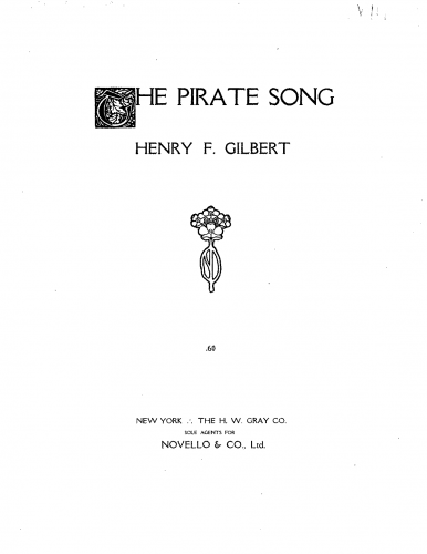 Gilbert - Pirate Song - Score