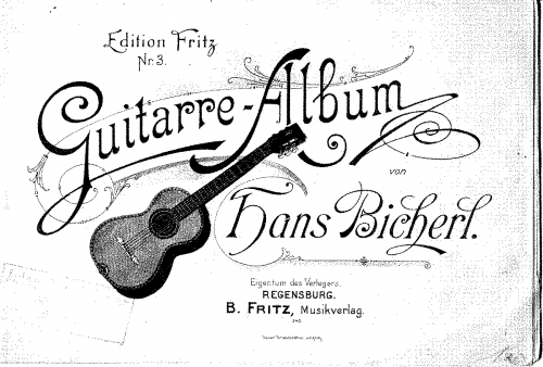 Bicherl - Guitarre-Album - Score