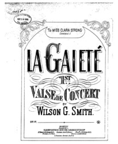 Smith - La gaieté - Piano Score - Score