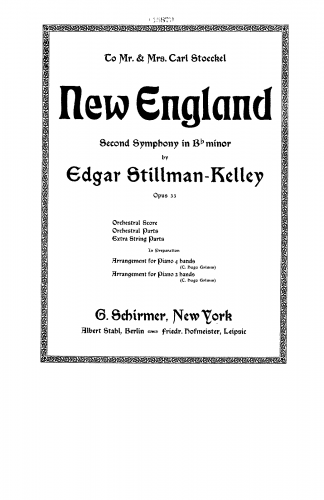 Kelley - Symphony No. 2 - Score