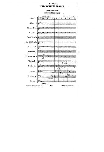 Hamerik - Jüdische Trilogie, Op. 19 - Full Score
