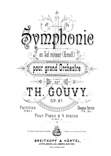Gouvy - Symphony No. 7 - Score