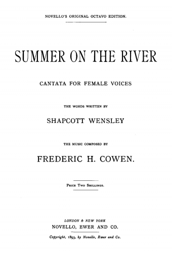 Cowen - Summer on the River - Score