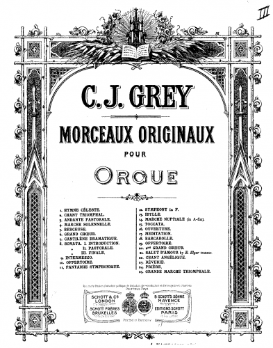 Grey - Chant angélique - Score