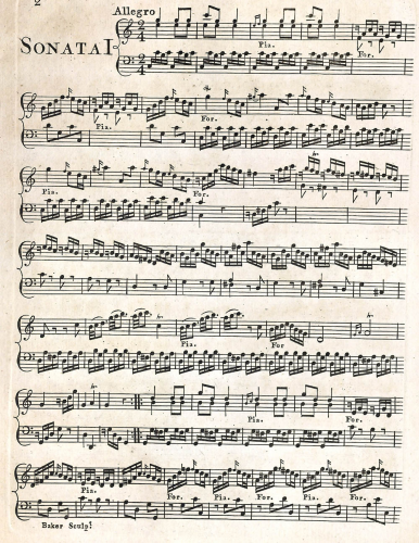 Ebdon - 6 Sonatas for Harpsichord, Violins, and Cello - Harpsichord part