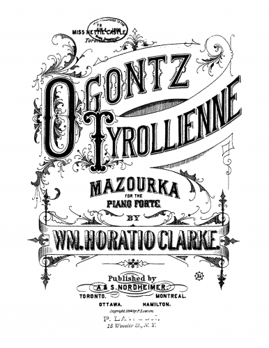 Clarke - Ogontz - Score