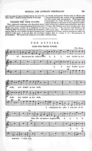 Reeve - The Gipsies; The Gypsies - Score