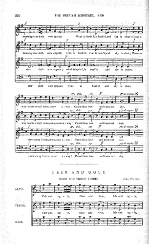 Travers - Fair and ugly, false and true - Score