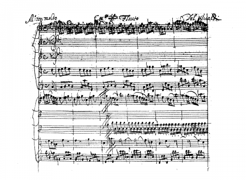 Vivaldi - Recorder Concerto in C minor, RV 441 - Score