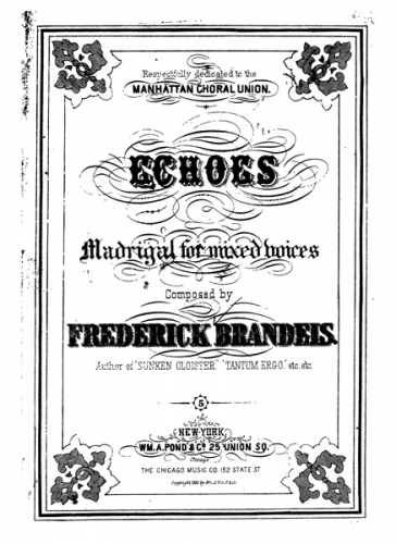 Brandeis - Echoes - Score