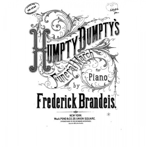 Brandeis - Humpty Dumpty's Funeral March - Score