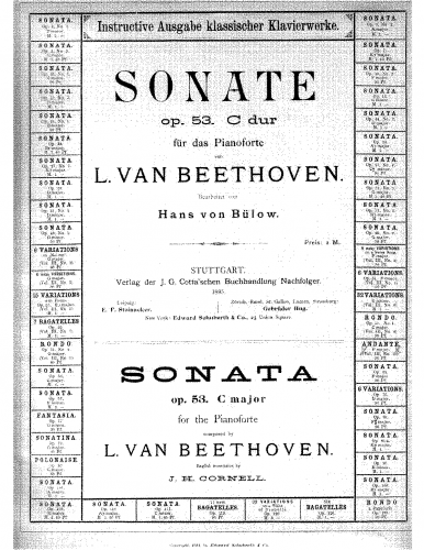 Beethoven - Piano Sonata No. 21 - Score