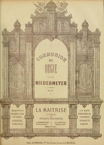 Niedermeyer - Communion - Score