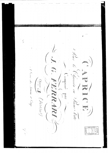 Ferrari - Capriccio - Adagio and Allegro only