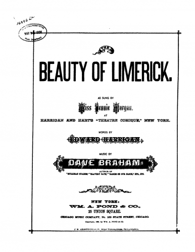 Braham - The Beauty of Limerick - Score