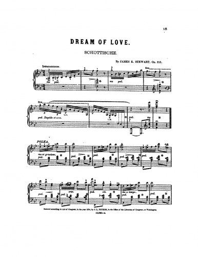 Stewart - Dreams of Love - Piano Score - Score