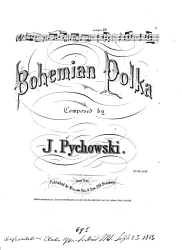 Pychowski - Bohemian Polka - Piano Score - Score