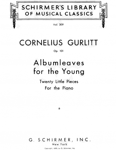 Gurlitt - Albumleaves for the Young - Score