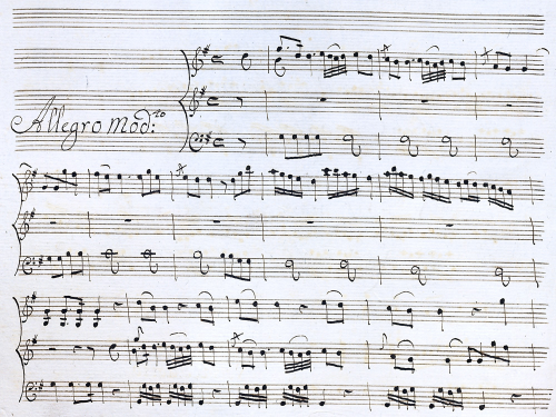 Ferretti - Sonata no. 1 for Harpsichord and Violin - Score