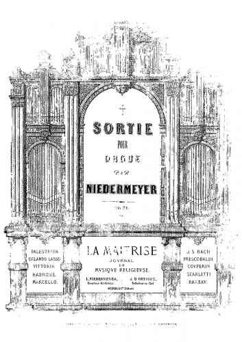 Niedermeyer - Sortie - Score
