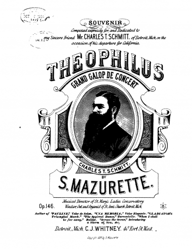Mazurette - Theophilus - Piano Score - Score