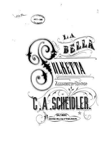 Scheidler - La bella polketta - Piano Score - Score