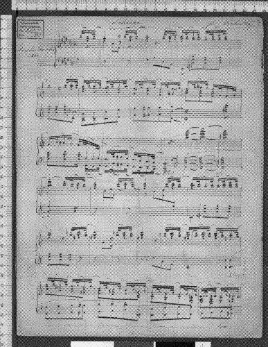 Backer-Grøndahl - Scherzo for orchester - For Piano solo (Composer) - Score