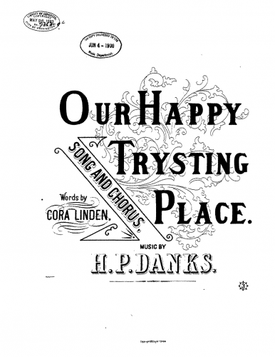 Danks - Our Happy Trysting Place - Score