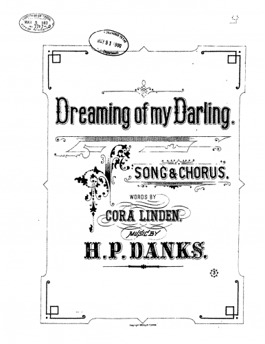 Danks - Dreaming of My Darling - Score