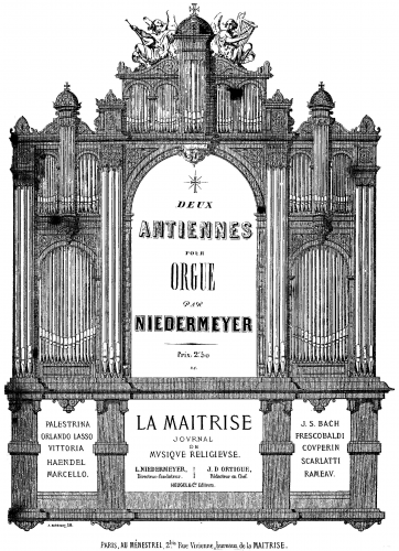Niedermeyer - 2 Antiennes - Score