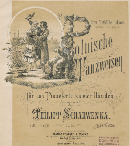 Scharwenka - Polnische Tanzweisen,  Op. 38 - Book 2 (Nos.4-6)