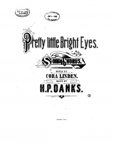 Danks - Pretty Little Bright Eyes - Score