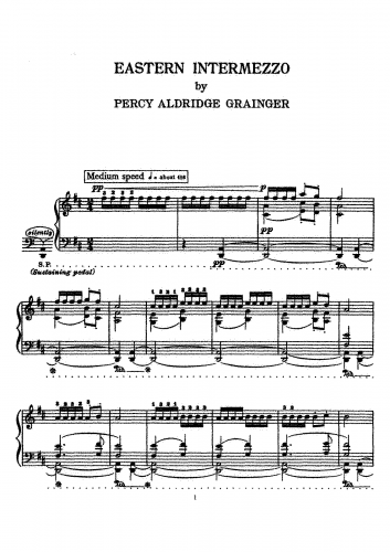 Grainger - Eastern Intermezzo - Score