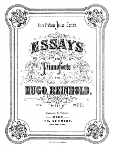 Reinhold - 4 Essays - Score