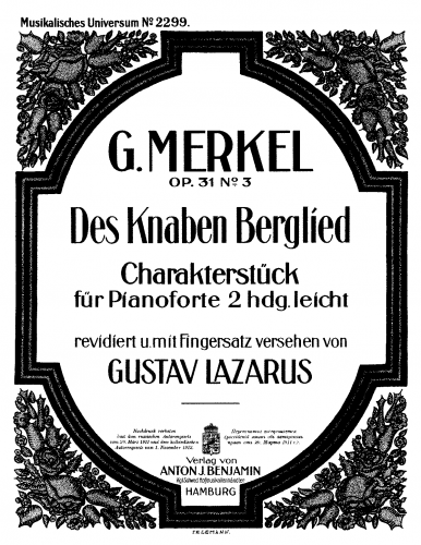 Merkel - Genrebilder - Score