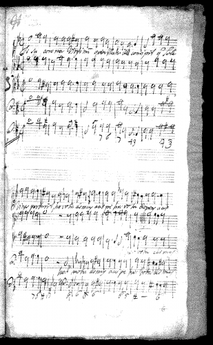 Zelenka - Jesu corona virginum, ZWV 116 - Score