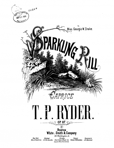 Ryder - Sparkling Rill - Piano Score - Score