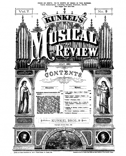 Kunkel - Kunkel's Musical Review