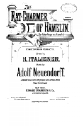 Neuendorff - Der Rattenfänger von Hameln - Vocal Score - Vocal Score