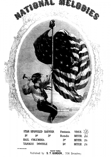 Beyer - 8 Airs populaires américains en Rondinettos - Piano Score - 8. Hail Columbia