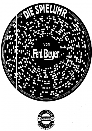 Beyer - Die Spieluhr, Op. 180 - Score