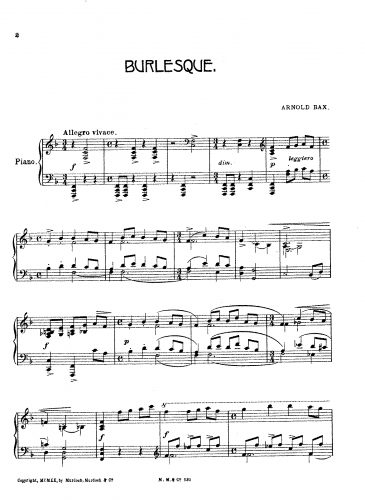 Bax - Burlesque - Score