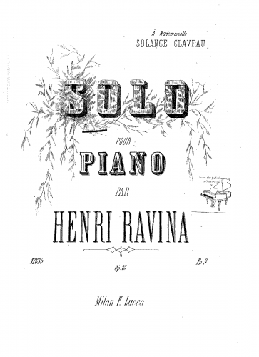 Ravina - Solo - Score