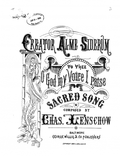 Lenschow - Creator Alme Siderum - Score
