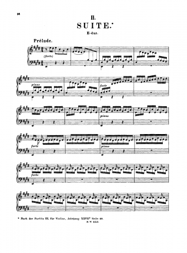 Bach - Suite - Lute Scores - Score