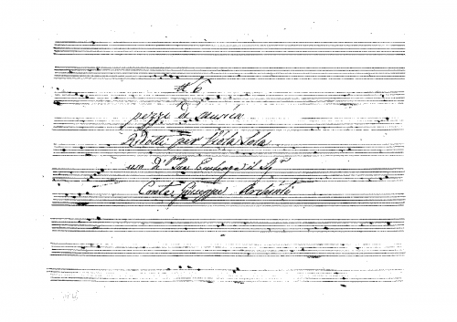 Rolla - 7 Arrangements for Solo Viola - Score
