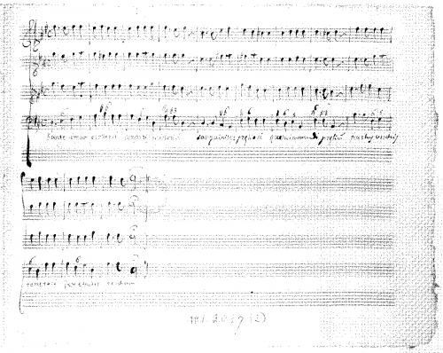 Fago - Pange lingua in D major - Score