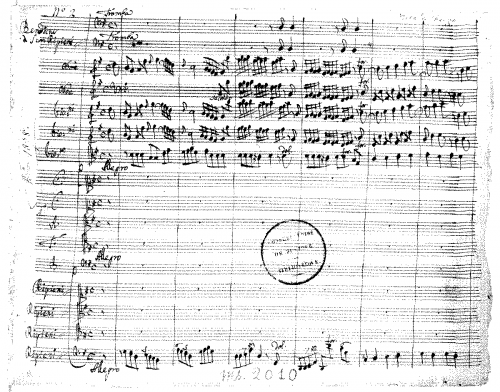 Fago - Benedictus in G major - Score