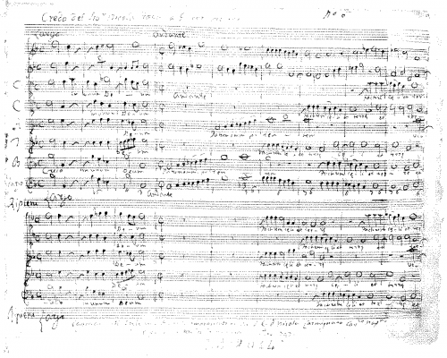 Fago - Credo in B-flat major - Score