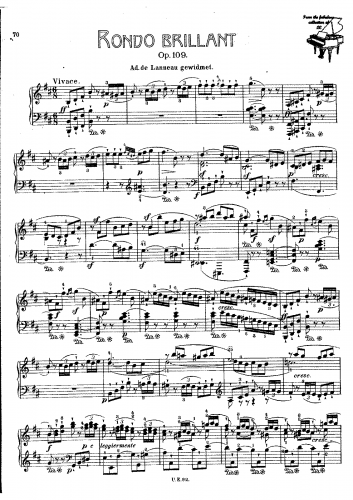 Hummel - Rondo brillant Op. 109 - complete score
